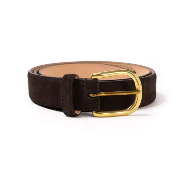 Simonnot-Godard Belt Made Of Original "Suede-Skin" Calfskin - Handcrafted