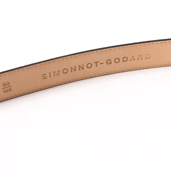 Simonnot-Godard Belt Made Of Original "Taurillons" Cub Leather - Handcrafted