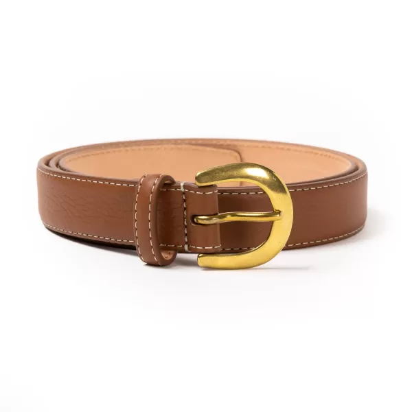 Simonnot-Godard Belt Made Of Original "Taurillons" Made Of Cub Leather - Handcrafted