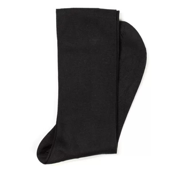 Sozzi Black Stockings "Soiree" Made Of Pure Silk