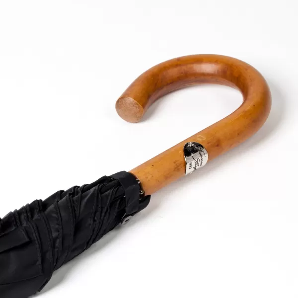 Maglia Black Umbrella "Traveller" With Wooden Handle