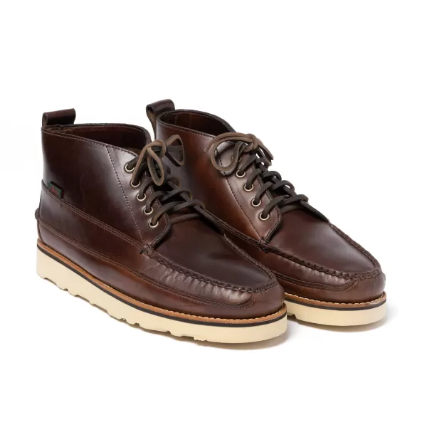 G.H. Bass Boot "Camp Moc Ranger" In Pull Up Calf Leather