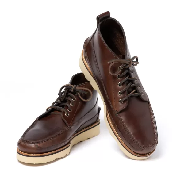G.H. Bass Boot "Camp Moc Ranger" In Pull Up Calf Leather