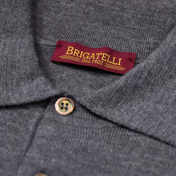 Brigatelli dal 1922 Per Michael Jondral: Knitted Polo Made Of Finest M