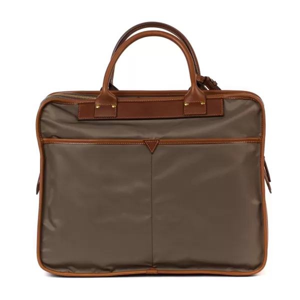 Felisi Business-Tasche "Carry On" Aus -Nylon Und Sattelleder - Handarbe