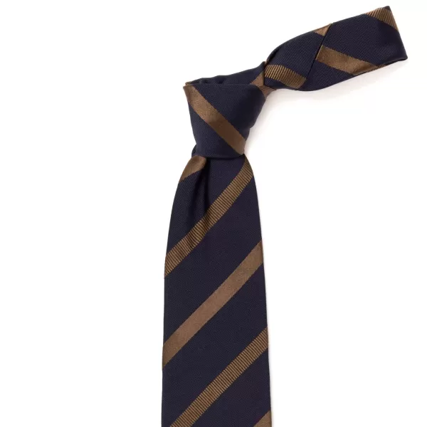 Cesare Attolini Ca Archivio Storico: Silk And Cotton Tie "Cambiando Striscia" - Handro
