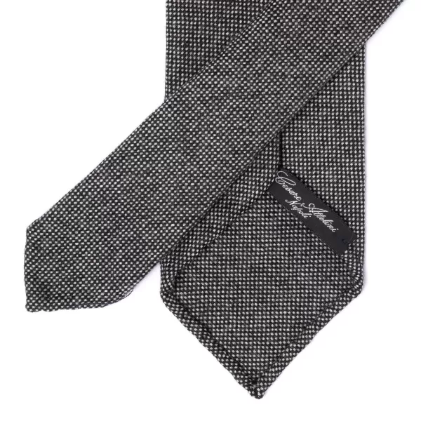Cesare Attolini Ca Archivio Storico: Tie "Capocchia Di Spillo" In Pure Wool - Handroll