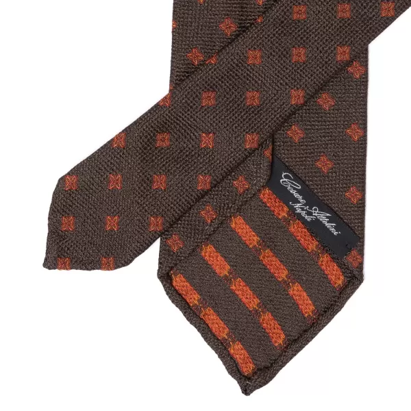 Cesare Attolini Ca Archivio Storico: Tie "Fiori Florentini" Pure Silk - Handrolled