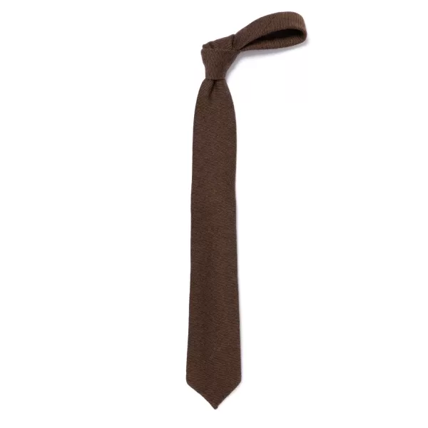Cesare Attolini Ca Archivio Storico: Tie "Millerighe" In Cashmere And Wool - Handrolle