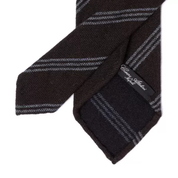 Cesare Attolini Ca Archivio Storico: Tie "Nobilita Scozzese" In Pure Cashmere - Handro
