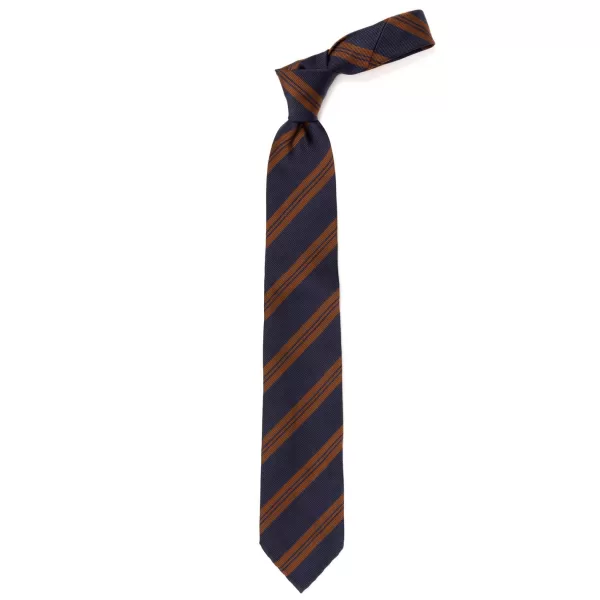 Cesare Attolini Ca Archivio Storico: Tie "Nuova Universita" In Pure Silk - Hand Rolled