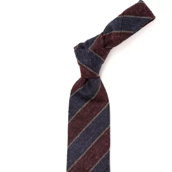 Cesare Attolini Ca Archivio Storico: Tie "Nuova Universita" In Wool And Silk - Handrol