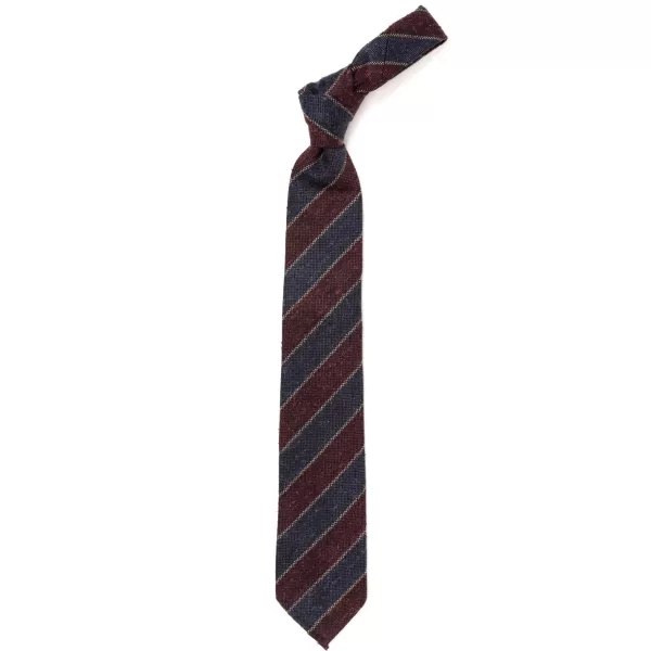 Cesare Attolini Ca Archivio Storico: Tie "Nuova Universita" In Wool And Silk - Handrol