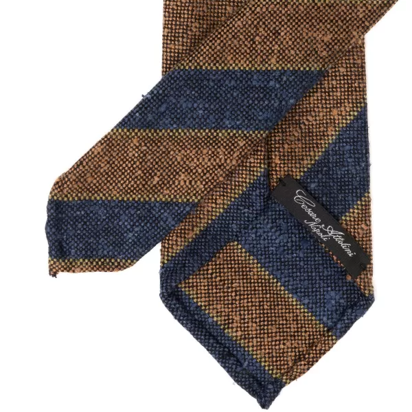 Cesare Attolini Ca Archivio Storico: Tie "Nuova Universita" In Wool And Silk - Handrol