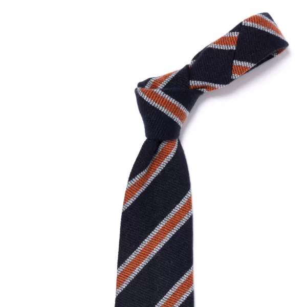 Cesare Attolini Ca Archivio Storico: Tie "Nuovo Collegio" In Pure Cashmere - Handrolle