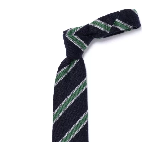 Cesare Attolini Ca Archivio Storico: Tie "Nuovo Collegio" In Pure Cashmere - Handrolle