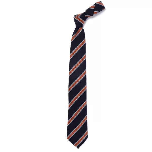 Cesare Attolini Ca Archivio Storico: Tie "Nuovo Collegio" In Pure Cashmere - Handrolle
