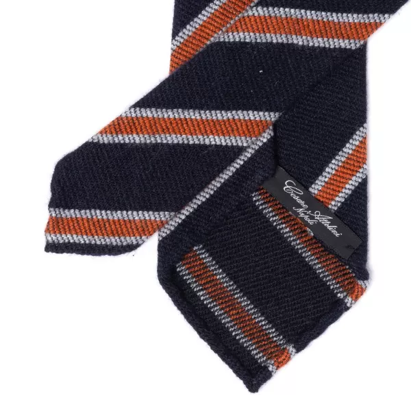 Cesare Attolini Ca Archivio Storico: Tie "Nuovo Collegio" In Pure Cashmere - Handrolle