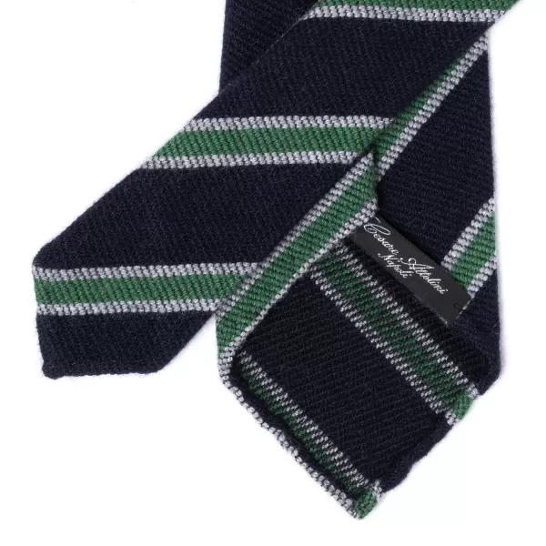 Cesare Attolini Ca Archivio Storico: Tie "Nuovo Collegio" In Pure Cashmere - Handrolle