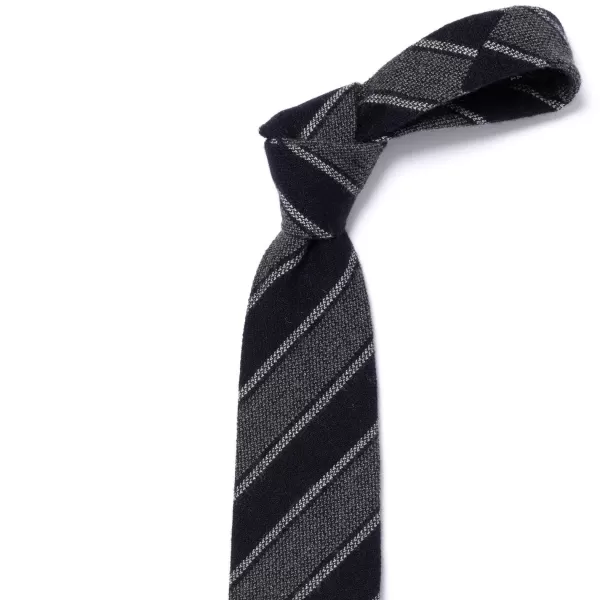 Cesare Attolini Ca Archivio Storico: Tie "Nuovo Reggimento" In Pure Cashmere - Handrol