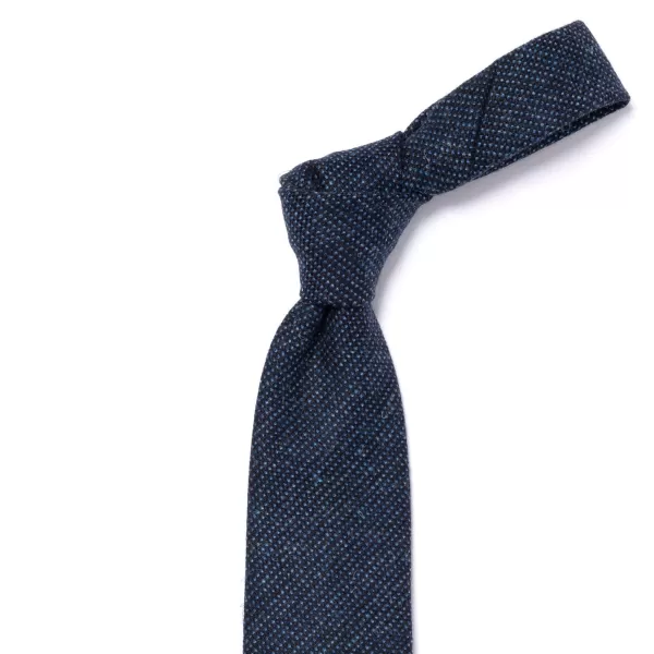 Cesare Attolini Ca Archivio Storico: Tie "Nuovo Tweed" In Pure Wool - Hand Rolled