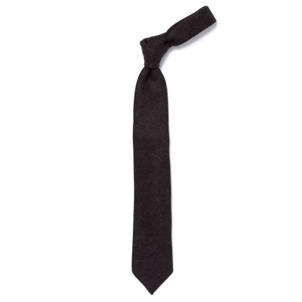 Cesare Attolini Ca Archivio Storico: Tie "Nuovo Tweed" In Pure Wool - Hand Rolled