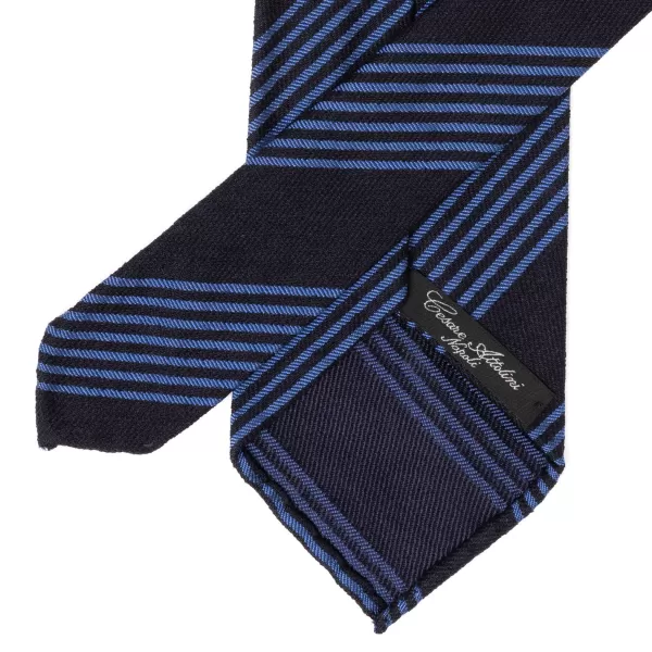 Cesare Attolini Ca Archivio Storico: Tie "Piu Strisce" Made Of Pure Silk - Hand Rolled