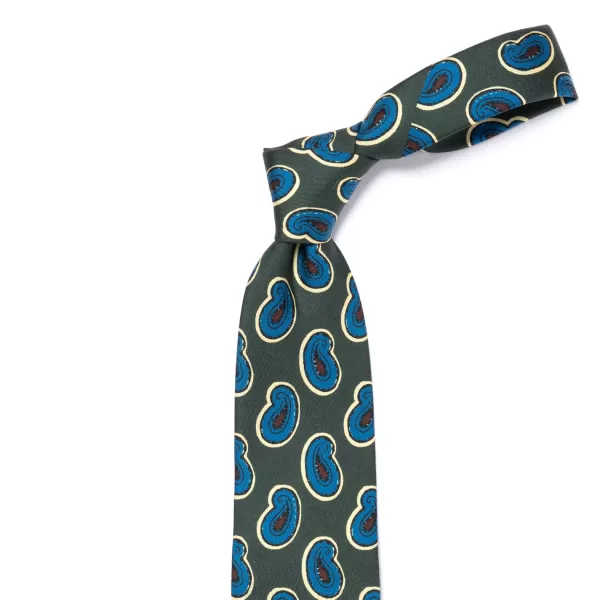 Cesare Attolini Ca Archivio Storico: Tie "Reni Divertenti" In Pure Silk - Handrolled