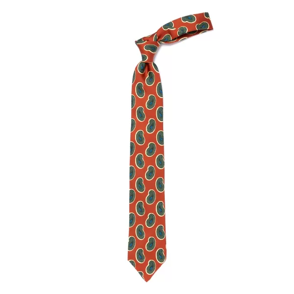 Cesare Attolini Ca Archivio Storico: Tie "Reni Divertenti" In Pure Silk - Handrolled