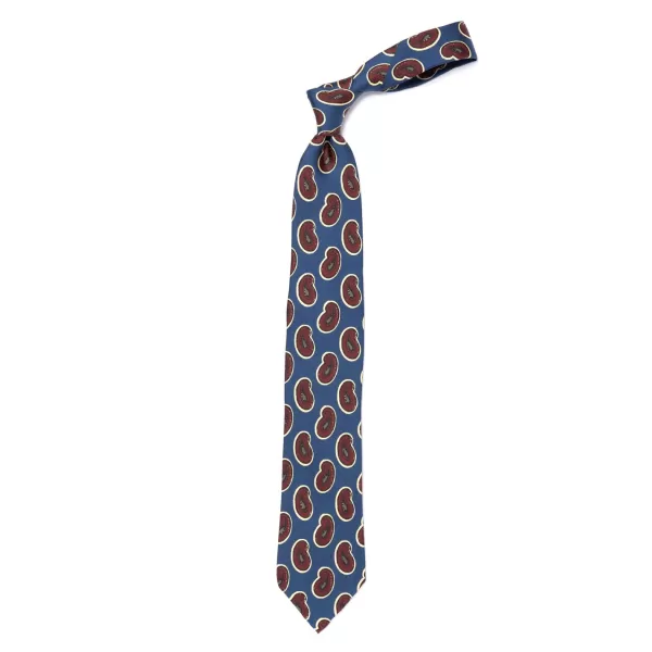 Cesare Attolini Ca Archivio Storico: Tie "Reni Divertenti" In Pure Silk - Handrolled