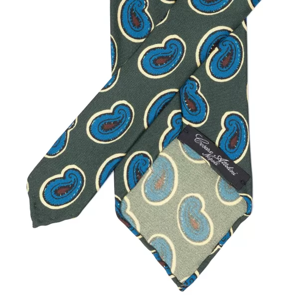 Cesare Attolini Ca Archivio Storico: Tie "Reni Divertenti" In Pure Silk - Handrolled