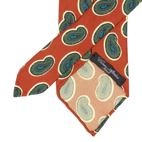 Cesare Attolini Ca Archivio Storico: Tie "Reni Divertenti" In Pure Silk - Handrolled