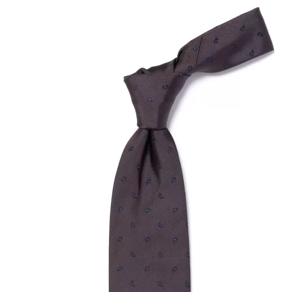 Cesare Attolini Ca Archivio Storico: Tie "Reni Minuscoli" In Pure Silk - Handrolled