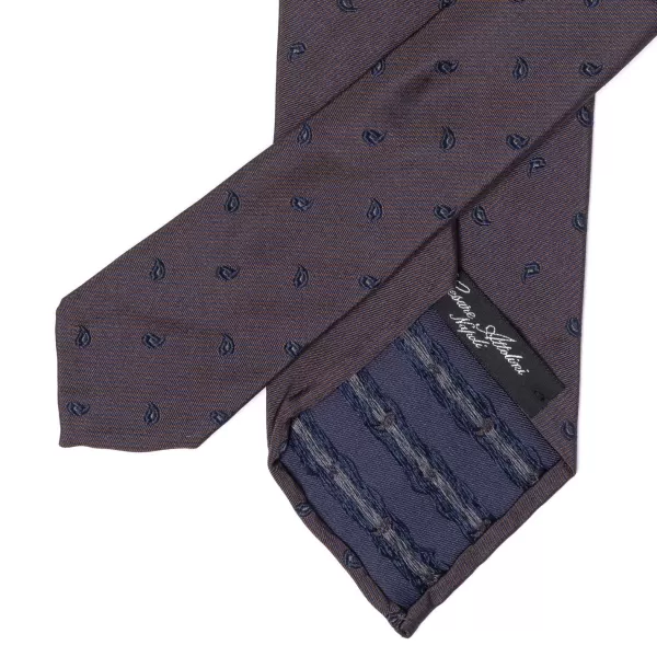 Cesare Attolini Ca Archivio Storico: Tie "Reni Minuscoli" In Pure Silk - Handrolled