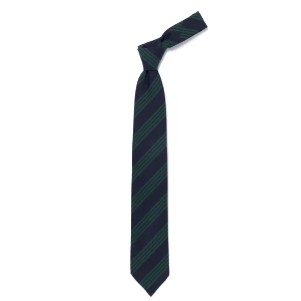 Cesare Attolini Ca Archivio Storico: Tie "Scuola Superiore" In Wool And Cotton - Hand
