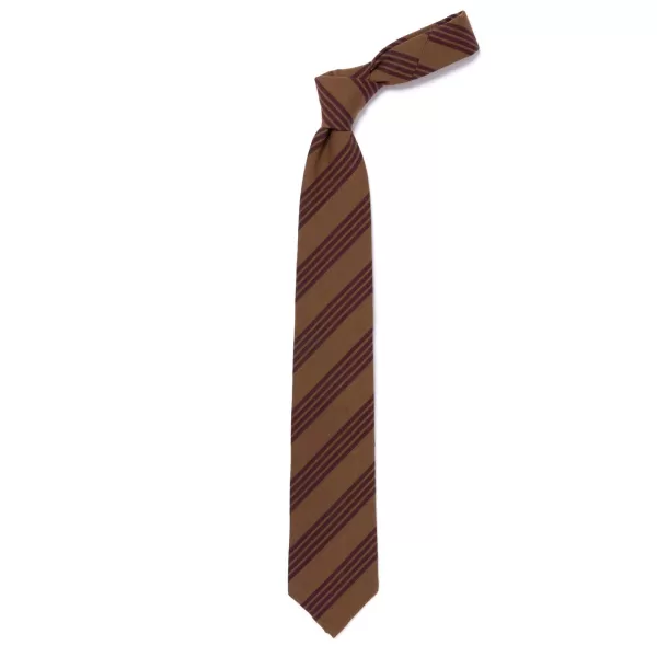 Cesare Attolini Ca Archivio Storico: Tie "Scuola Superiore" In Wool And Cotton - Hand