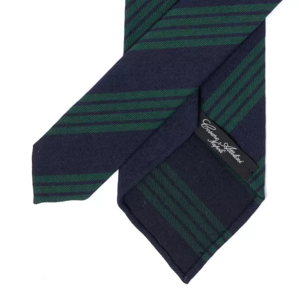 Cesare Attolini Ca Archivio Storico: Tie "Scuola Superiore" In Wool And Cotton - Hand