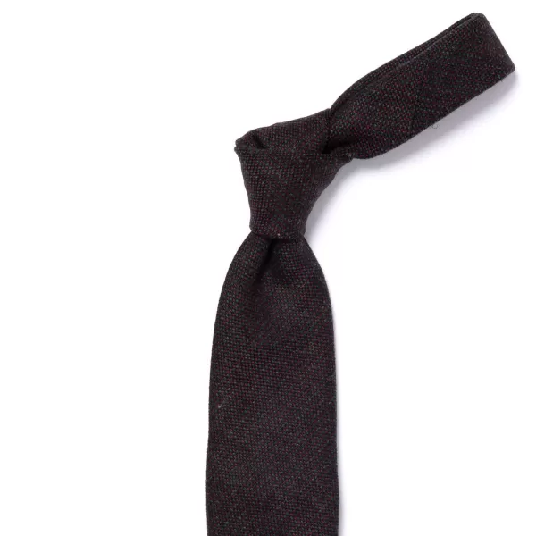 Cesare Attolini Ca Archivio Storico: Tie "Testa Dell'Ago" In Pure Cashmere - Handrolle