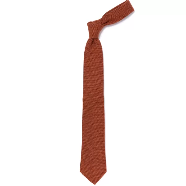 Cesare Attolini Ca Archivio Storico: Tie "Testa Dell'Ago" In Pure Cashmere - Handrolle