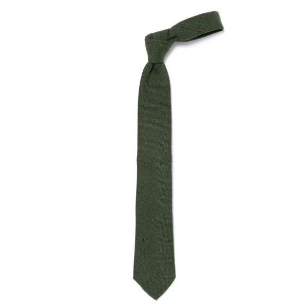 Cesare Attolini Ca Archivio Storico: Tie "Testa Dell'Ago" In Pure Cashmere - Handrolle