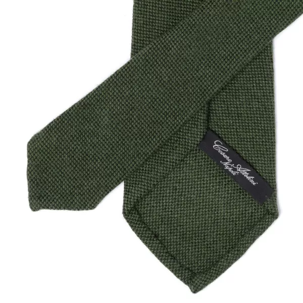 Cesare Attolini Ca Archivio Storico: Tie "Testa Dell'Ago" In Pure Cashmere - Handrolle