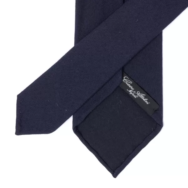 Cesare Attolini Ca Archivio Storico: Tie "Unita In Blu" Made Of Pure Wool And Cotton-