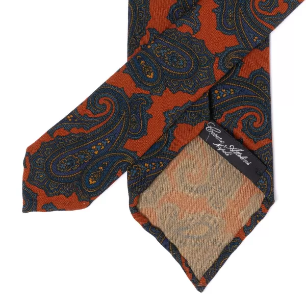 Cesare Attolini Ca Archivio Storico: Tie "Vecchio Cachemire" In Pure Wool - Handrolled