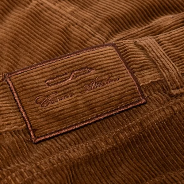 Cesare Attolini Ca Exclusively For Mj: Luxury Jeans "Soft-Cord" Made Of Soft Cotton Mi