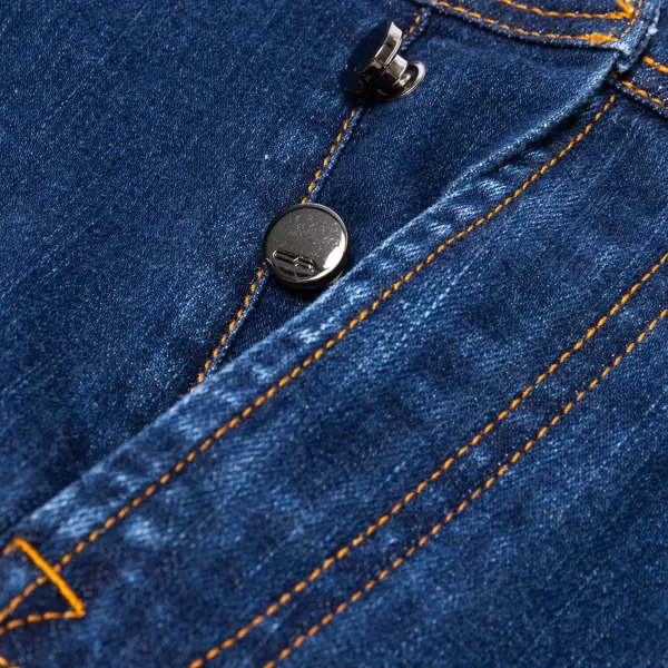 Cesare Attolini Ca Exclusively For Mj: Luxury Jeans "Soft-Denim" Made Of Soft Cotton M