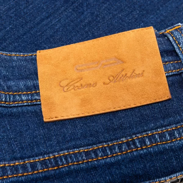 Cesare Attolini Ca Exclusively For Mj: Luxury Jeans "Soft-Denim" Made Of Soft Cotton M