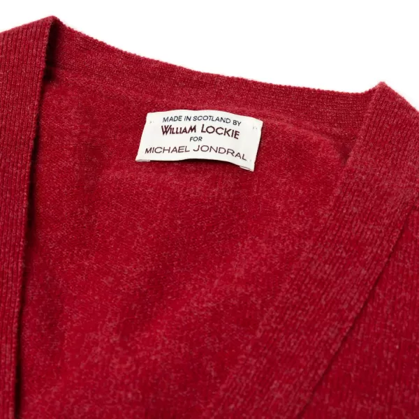 William Lockie Cardigan "Leven Cardigan" Made Of Geelong Lambswool - 2 Ply
