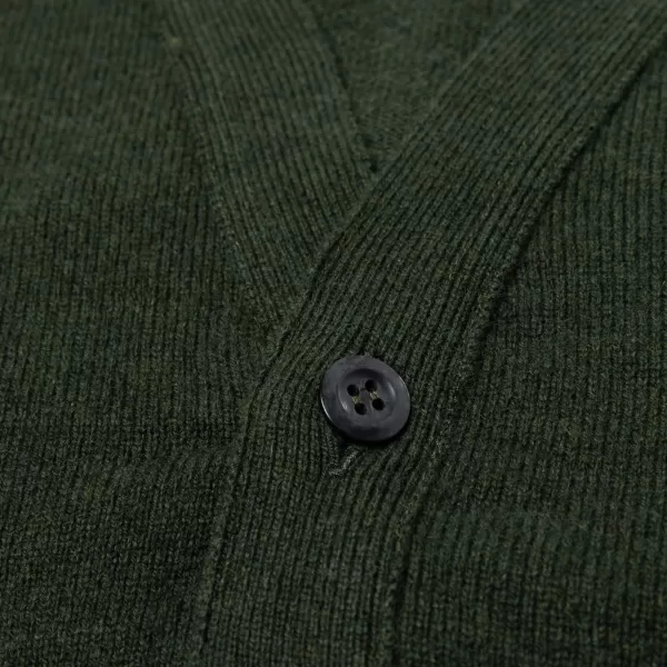 William Lockie Cardigan "Leven Cardigan" Made Of Geelong Lambswool - 2 Ply