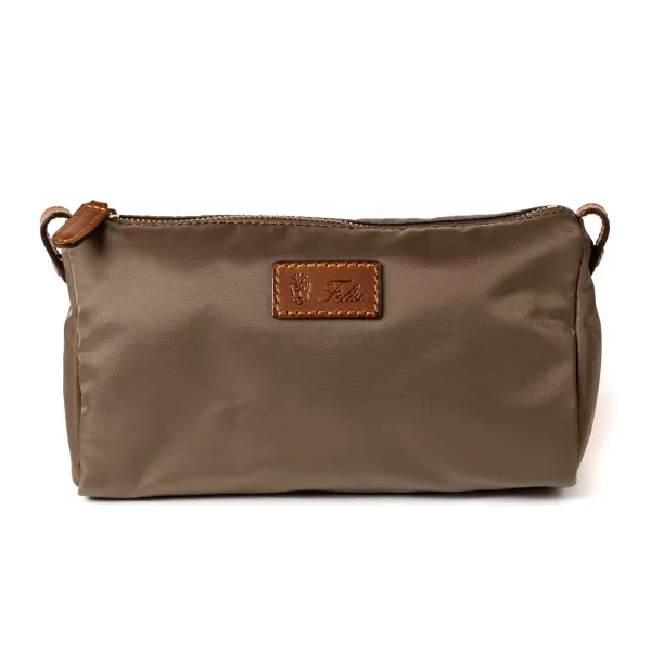 Felisi Case "Collector" Made -Nylon And Saddle Leather