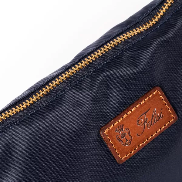 Felisi Case "Collector" Made Of Nylon And Saddle Leather